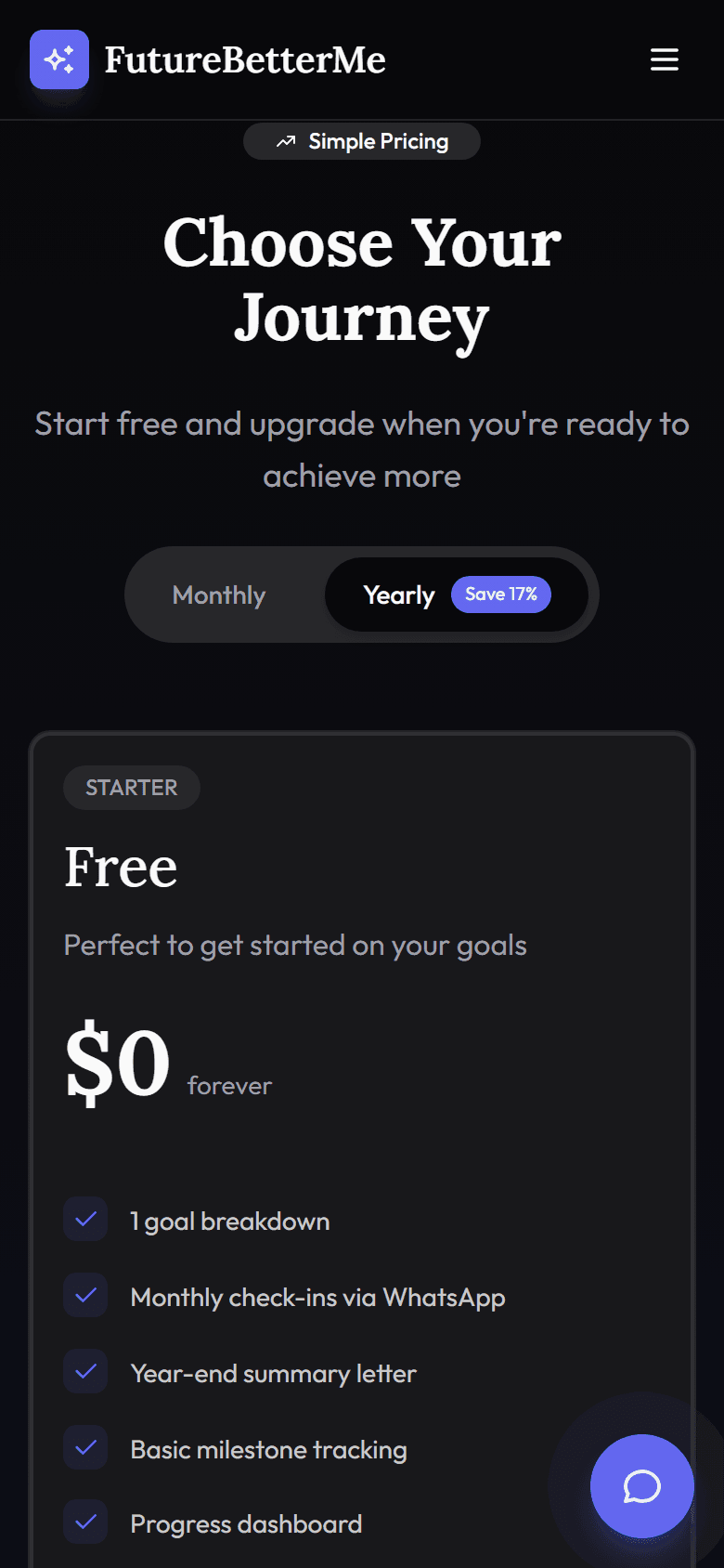 FutureBetterMe — Choose your journey