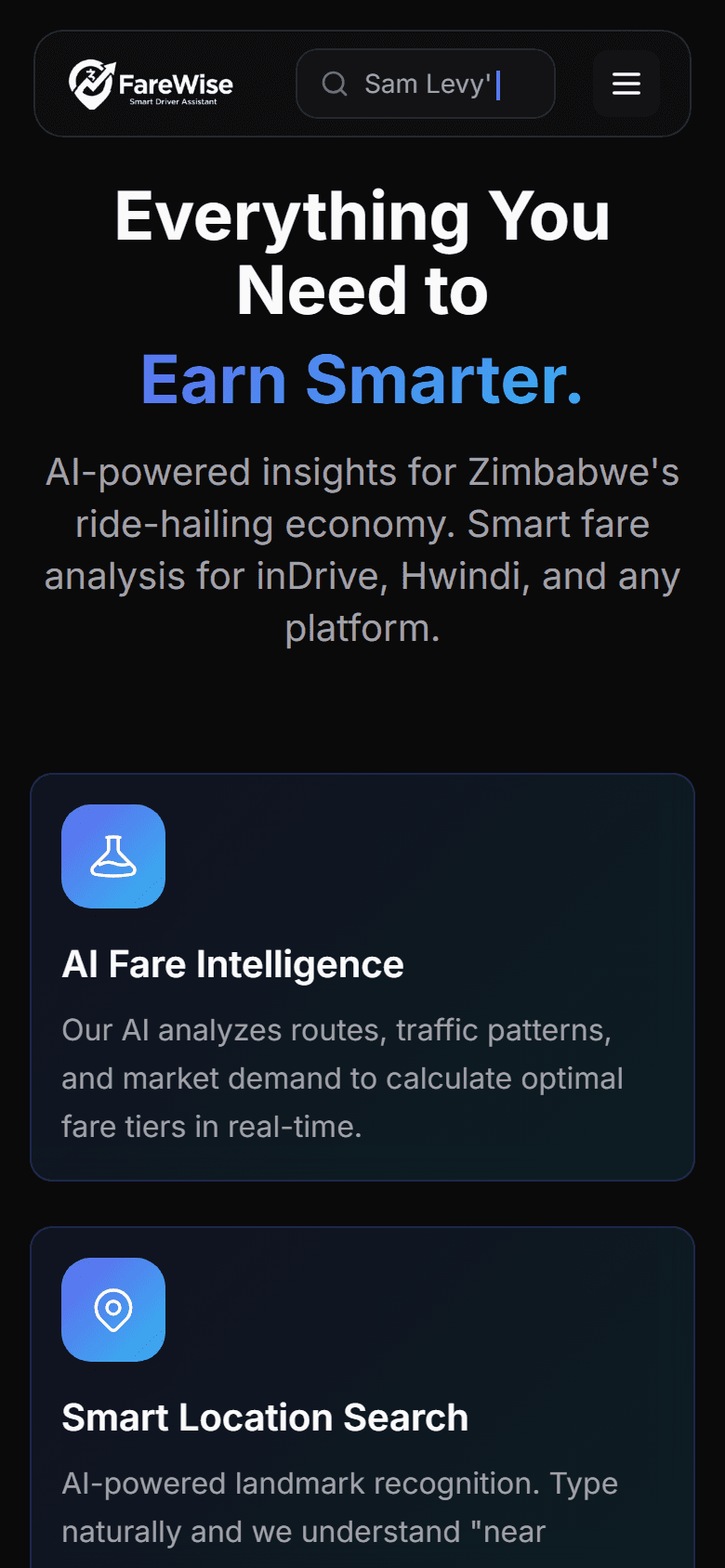 FareWise — AI fare intelligence